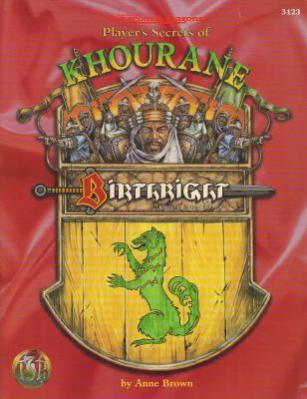 Birthright: Player's Secrets of Khourane