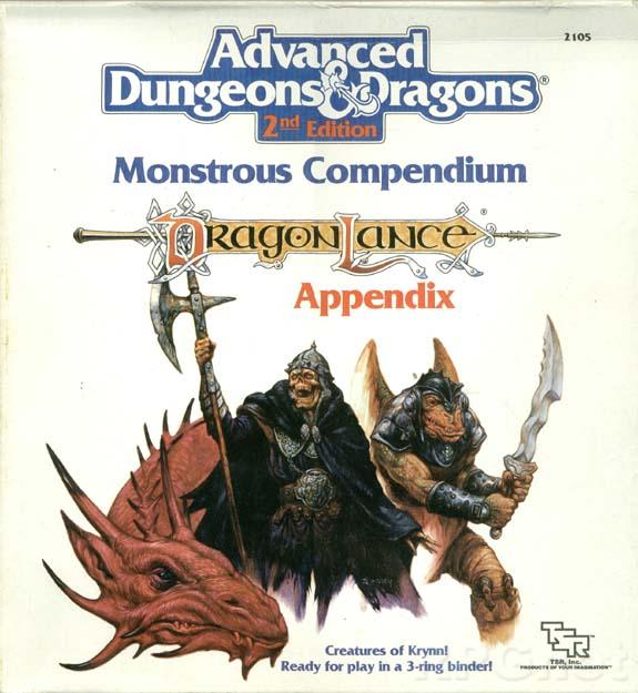 Monstrous Compendium: Dragonlance